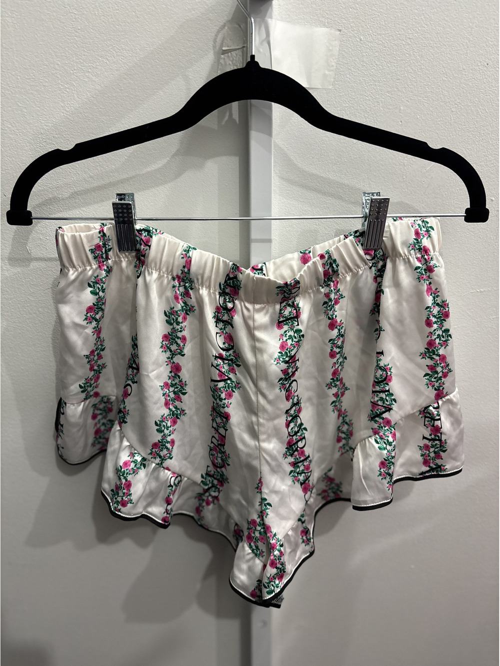 Victoria's Secret Floral Satin Pajama Shorts